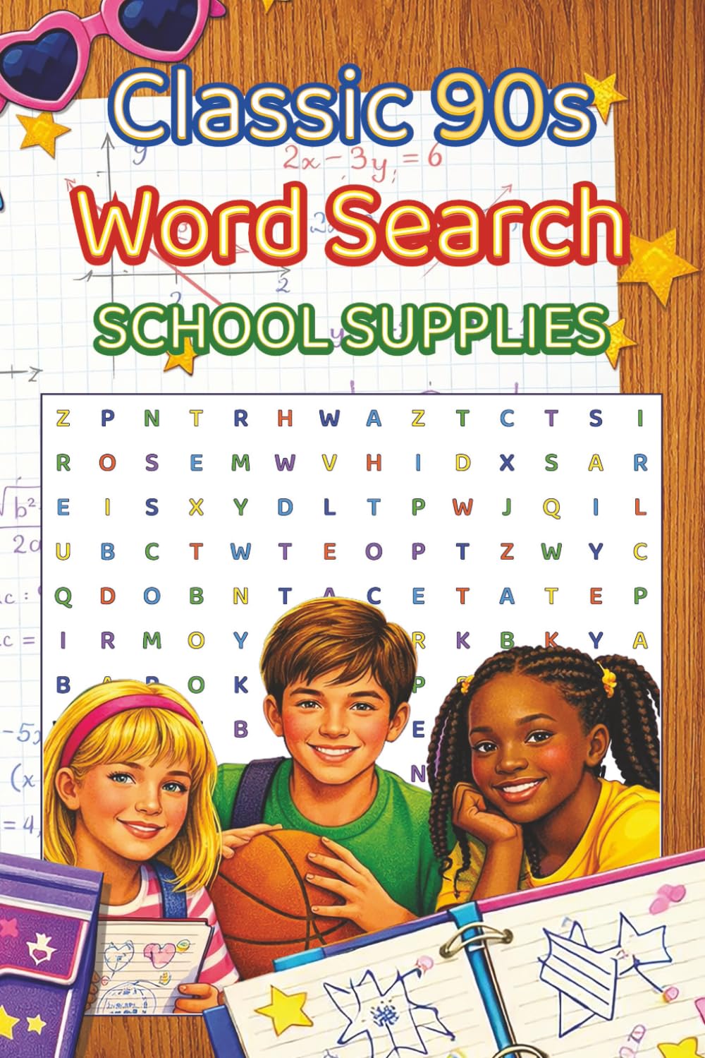 Classic 90s Word Search: School Supplies (Classic 90s Nostalgia: Retro Word Search Puzzles)