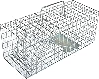 Vista 1 de Trampa de ardillas resistente para animales vivos (no requiere montaje), 17 x 7 x 7 pulgadas