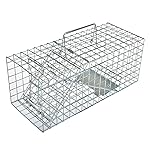 Anyhall Squirrel Trap Heavy Duty Humane Live Animal Cage Trap (No Assembly Required) - 17 x 7 x 7