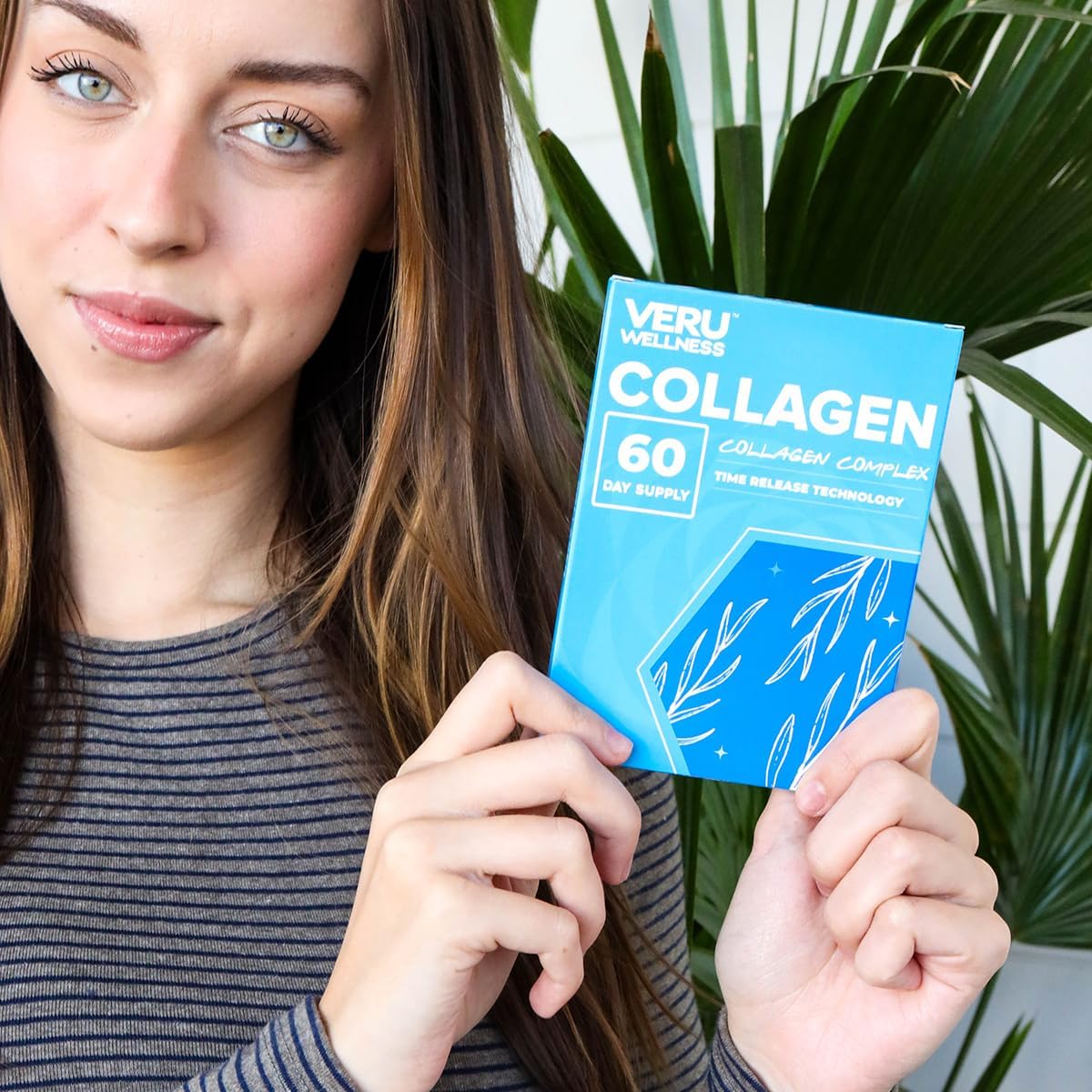 Veru Wellness Collagen Booster Patch - 60 Day - Easy to Use - Support Skin, Joint, Hair and Nails - Image 5