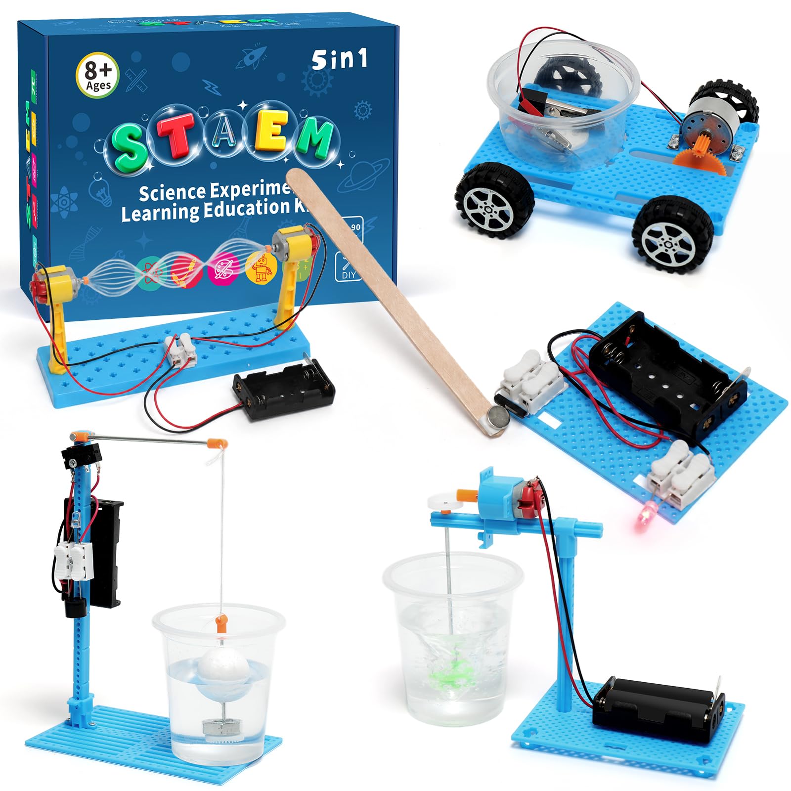 STEM Toys Age 8+, Science Experiments for Kids 8-14, Engineering Craft Kits