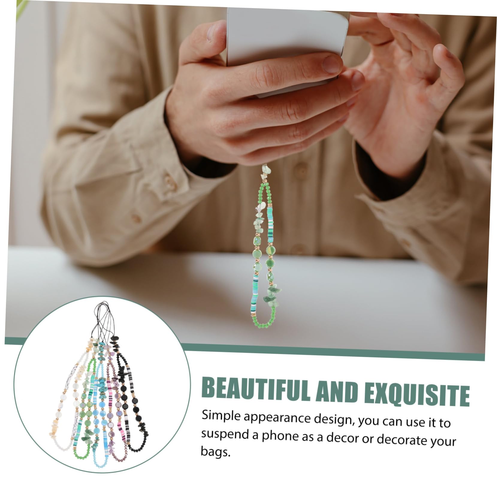 NUOBESTY Lanyard Para Teléfono Correa Decorativa Para Colgar Accesorios De Teléfono Para Evitar Pérdidas