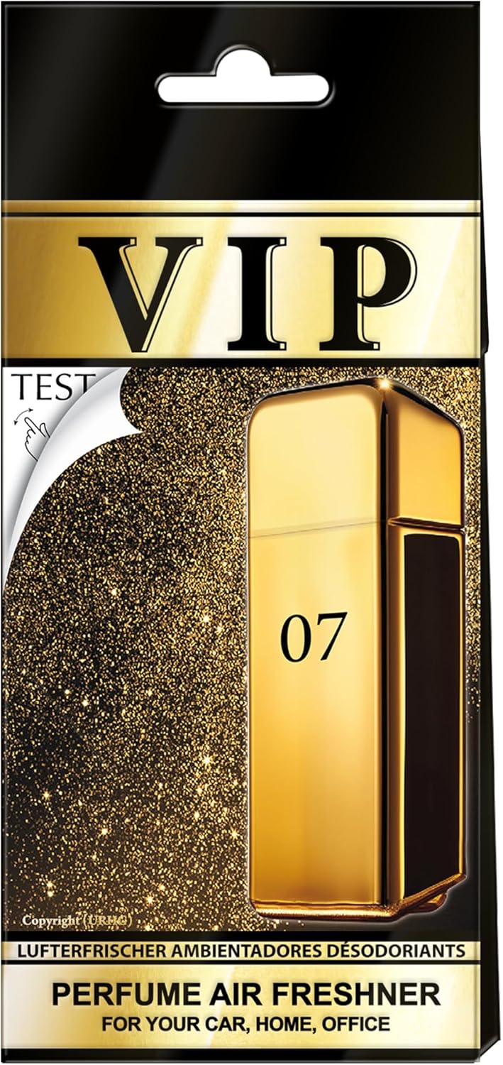 VIP 5 X GEMENGDE LUCHTVERFRESHENERS GEÏNSPIREERD DOOR DESIGNER FRAGRANCES.LANG EN UNIEK