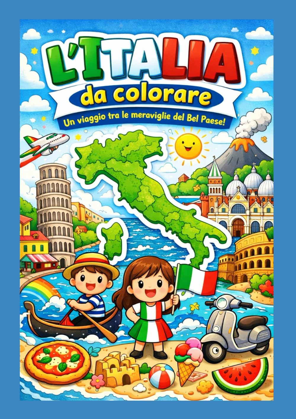 L'Italia da Colorare: Un viaggio tra le meraviglie del Bel Paese!