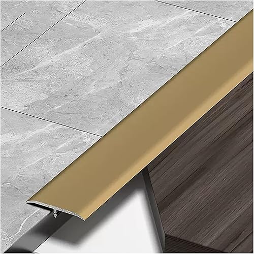 Tira de transición de suelo de moldura en T para baldosas y suelos de maderalaminado, tiras de cubierta de piso de madera de metal, 30, 40, 50, 60,