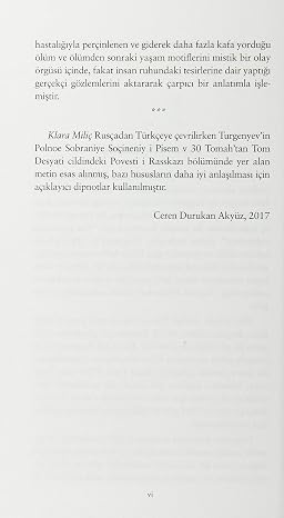Klara Miliç: Hasan Ali Yücel Klasikler Dizisi