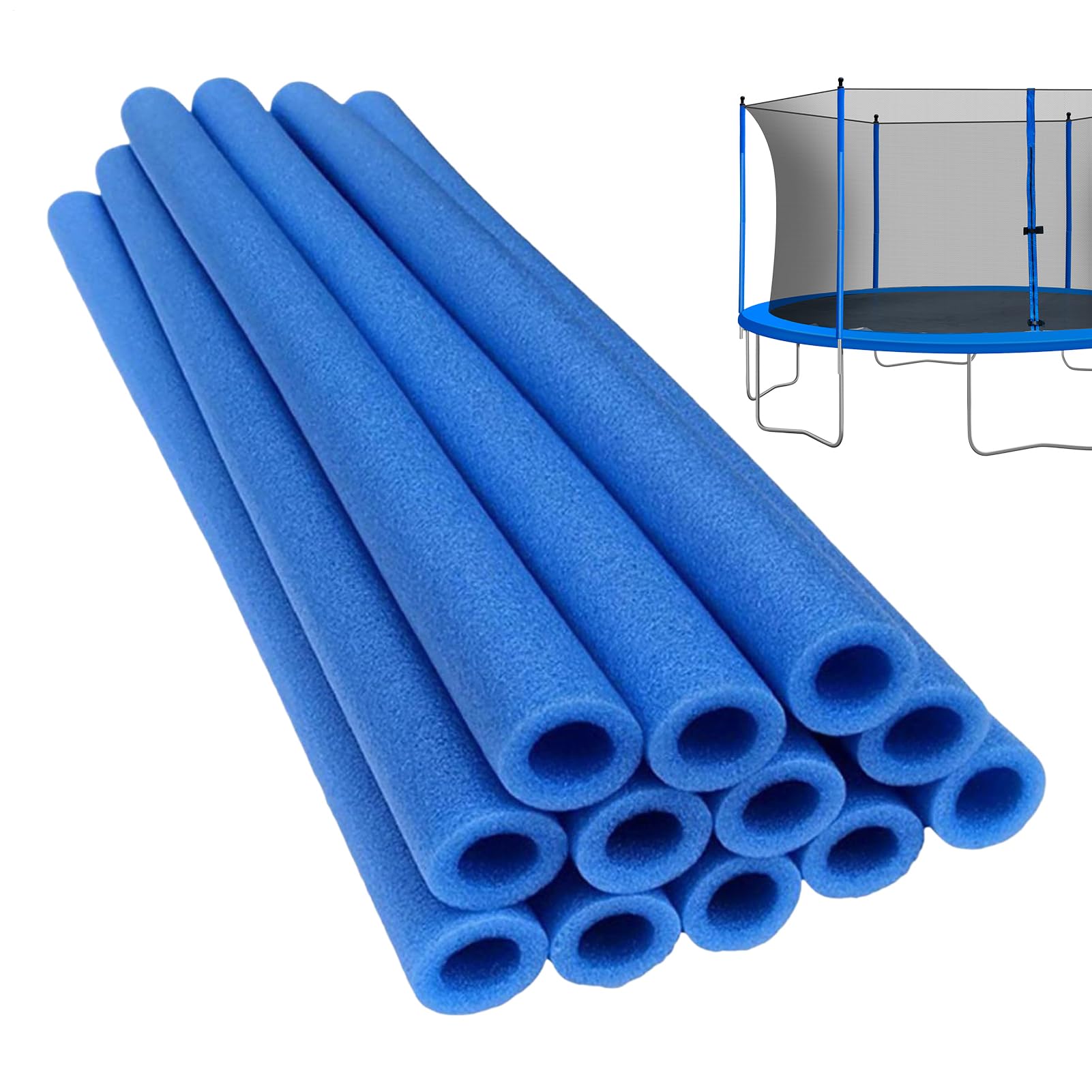 Trampoline Pipe Poles, Trampoline Pole Covers, Trampoline Replacement Sleeves Prevent Hitting, Trampoline Tubing Protective Accessories, 12 Pack