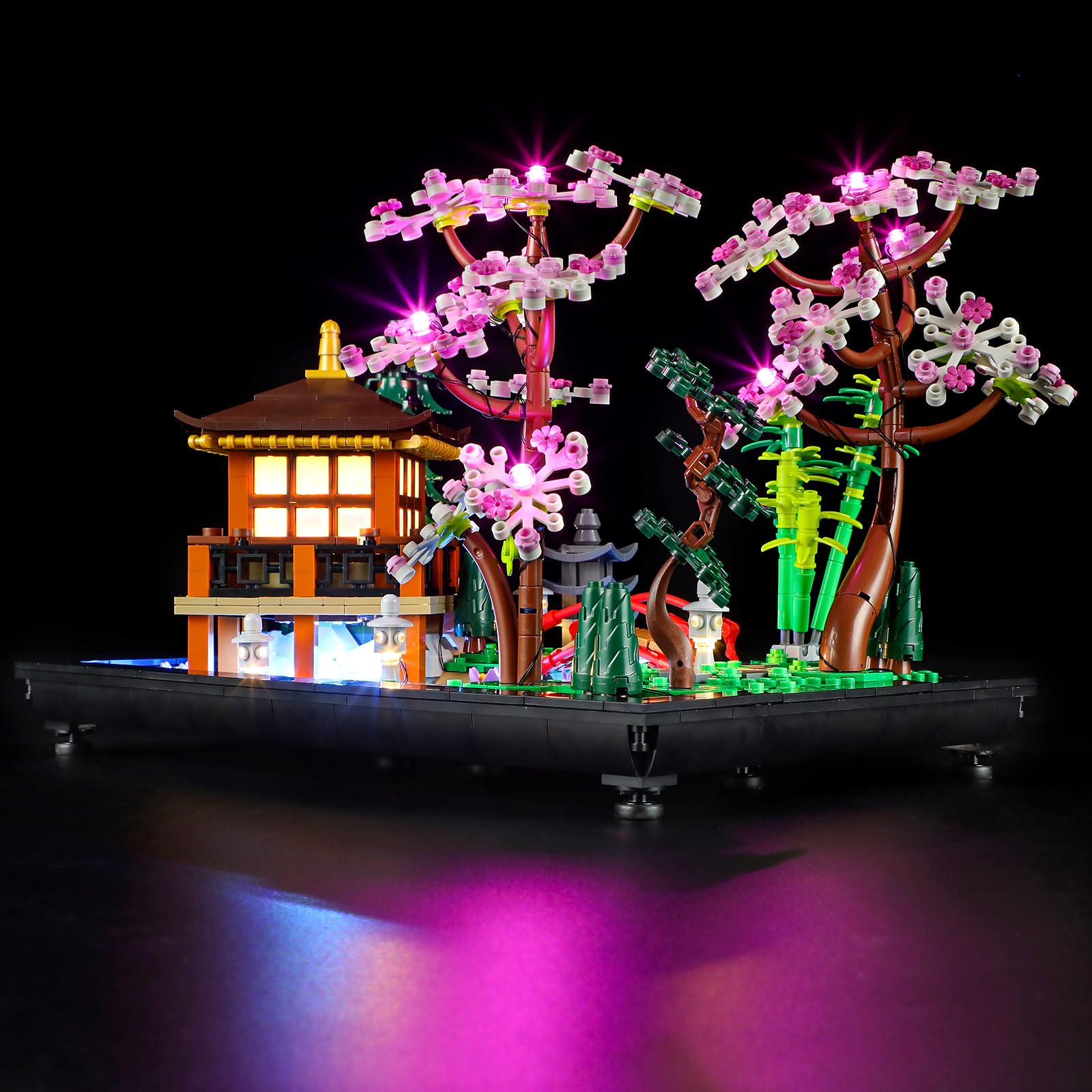 LED Light for Lego 10315 Icons Tranquil Garden Set, Light Kit Compatible with Lego 10315 Building Blocks Model, Not Included The Model Set