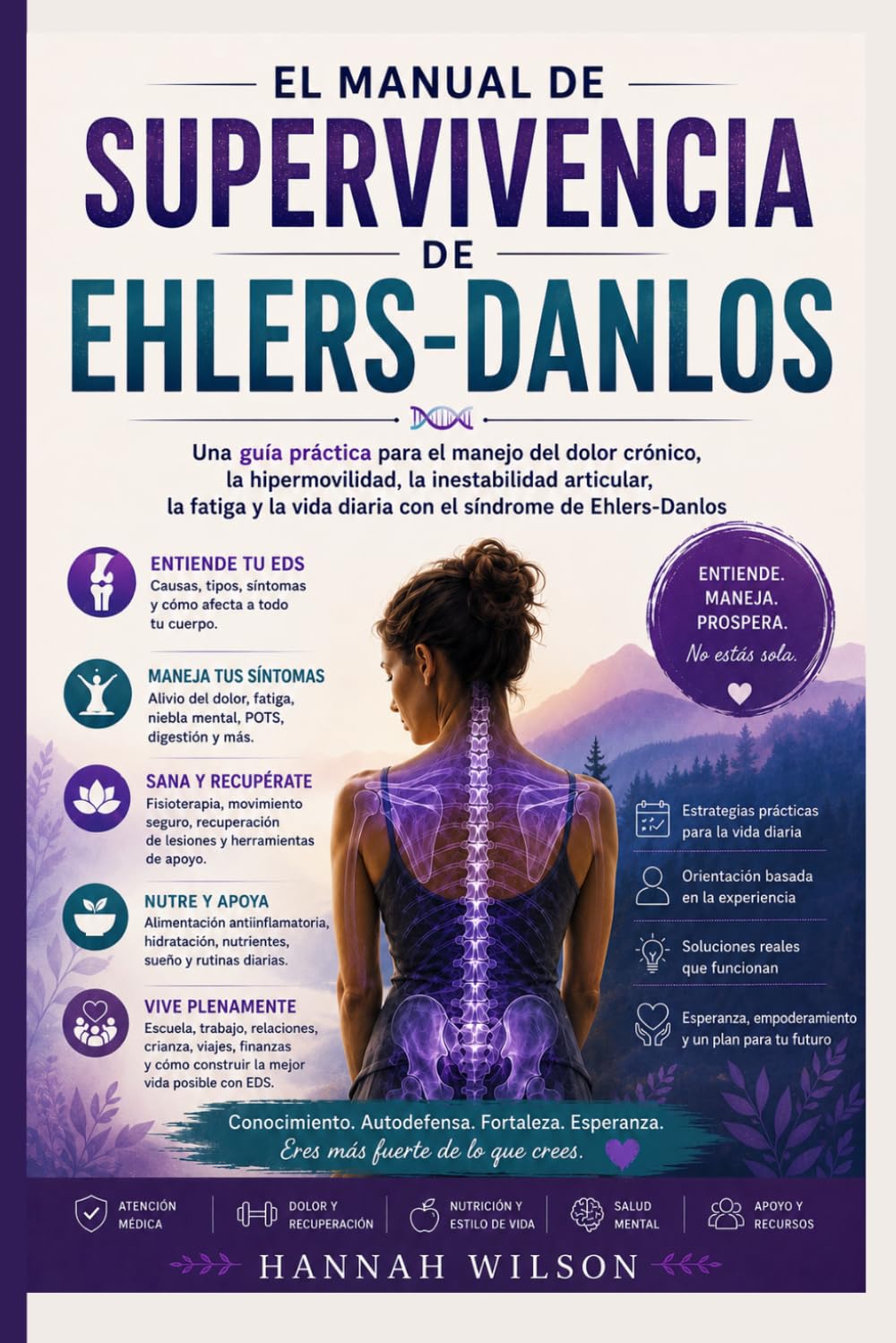 EL MANUAL DE SUPERVIVENCIA DE EHLERS-DANLOS: Una guía práctica para el manejo del dolor crónico, la hipermovilidad, la inestabilidad articular, la ... vida diaria con el síndrome de Ehlers-Danlos.