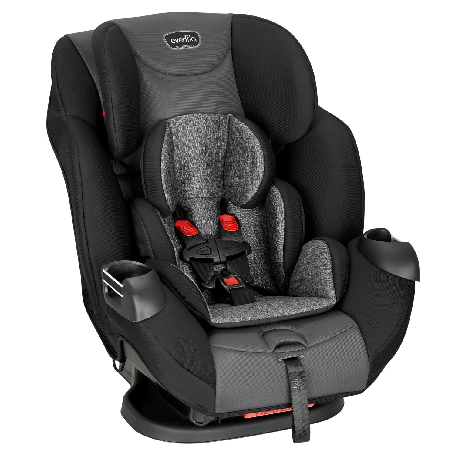 Evenflo Symphony Sport All-in-One Convertible Car Seat (Charcoal Shadow) - 3