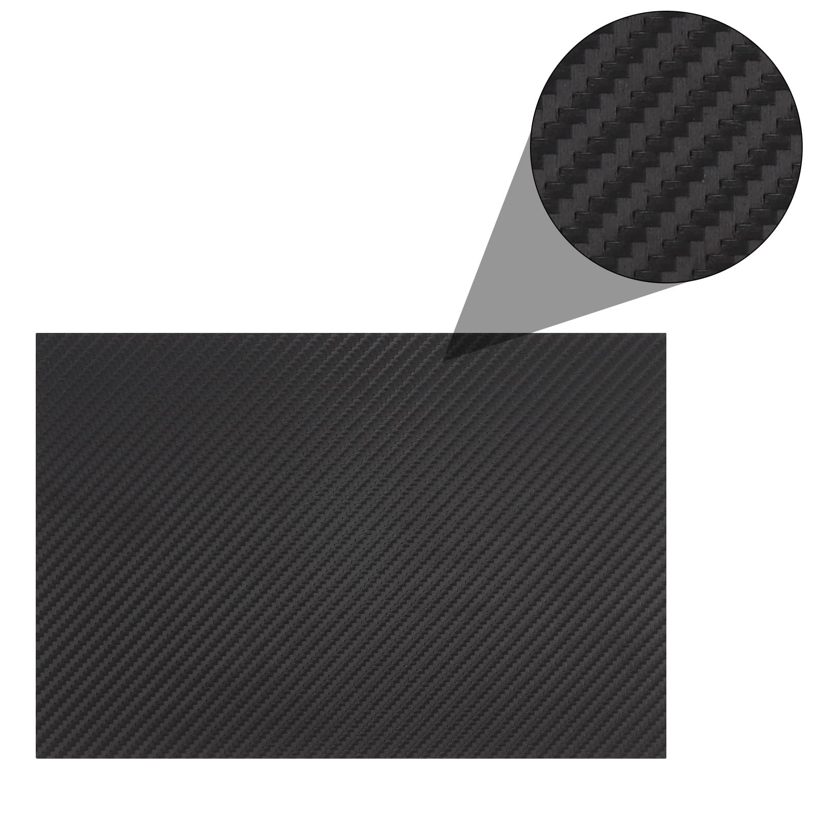 ABS Plastic Sheet - 12x8 Inch Carbon Fiber -4