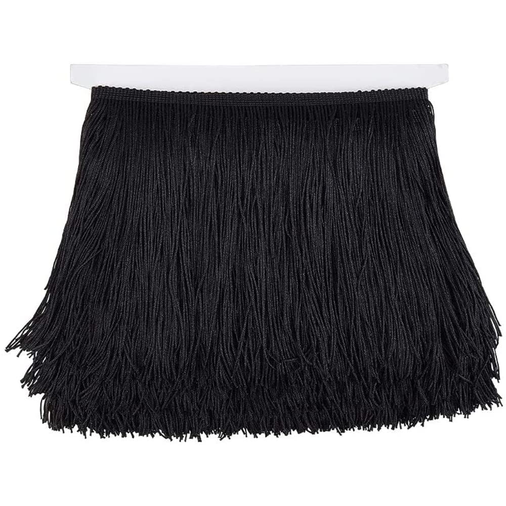 Rideau à Franges En Dentelle à Franges De 15 Cm De Large Pour Vêtements, Robe Latine, Vêtements De Scène, Pour Bijoux, Bricolage, Ruban En Dentelle, 4,6 M, Vert