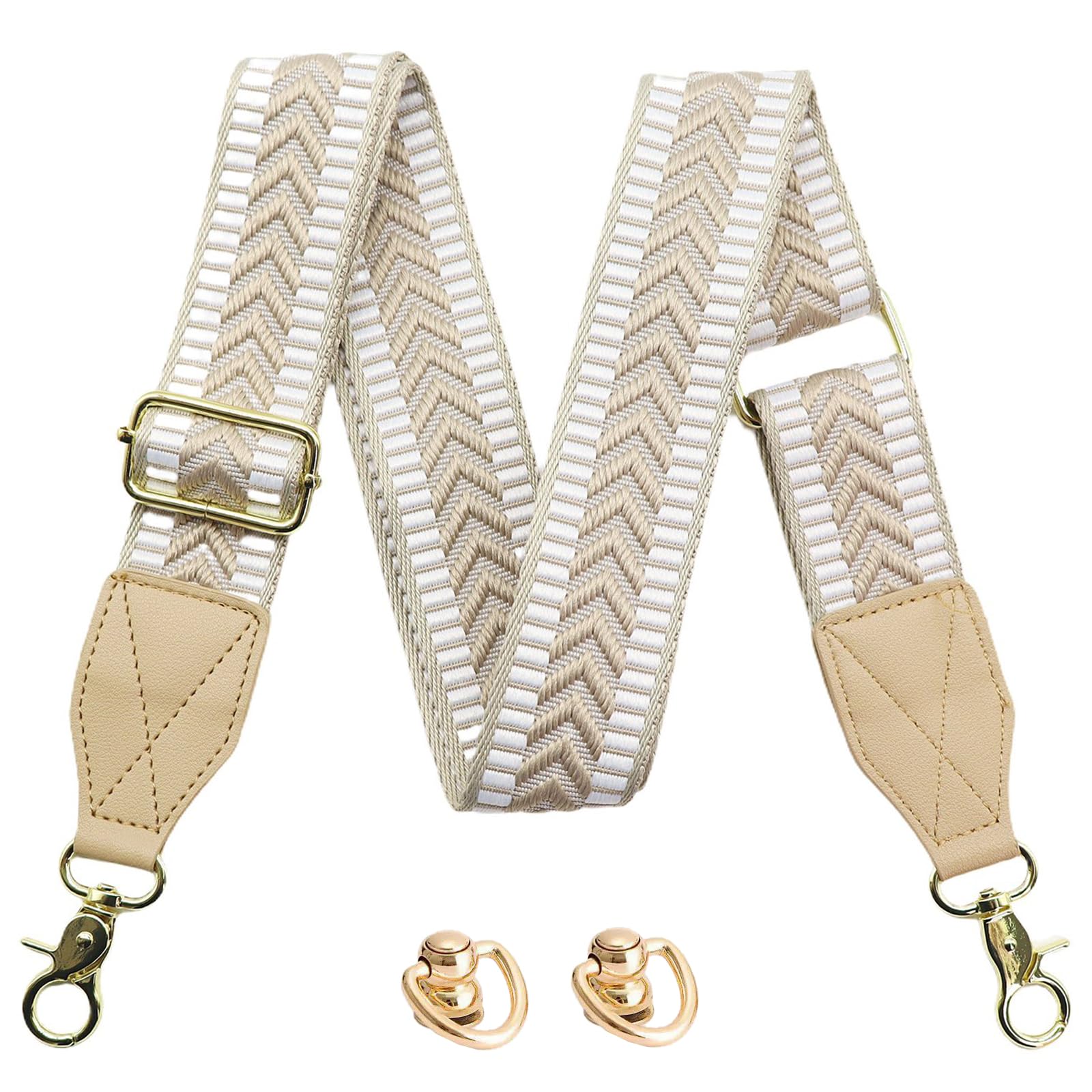 LEMEDE Purse Strap Replacement Crossbody 1.5" Wide Shoulder Strap Adjustable Straps Handbag Strap Replacement Belts