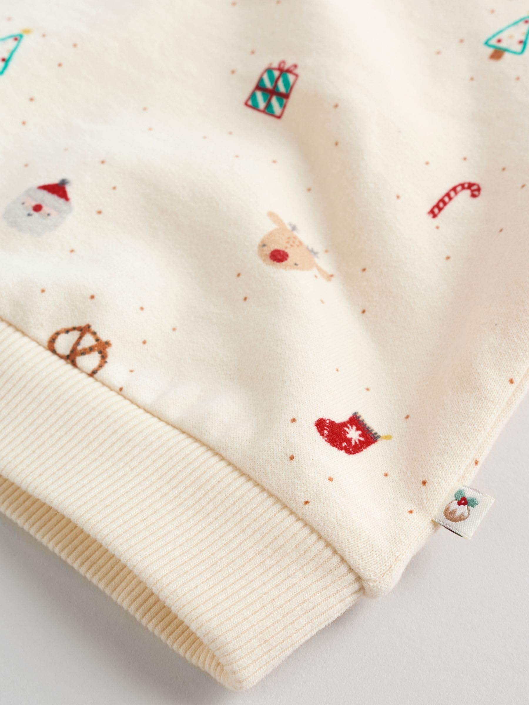 NEXT Baby Baby Jogginghose und Sweatshirt im Weihnachtsset