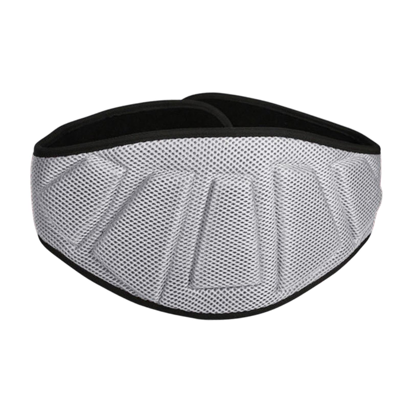 SAZ DEKOR Weight Lifting Belt Back Lumbar Support for Cross Training Bodybuilding M Grey-image-6