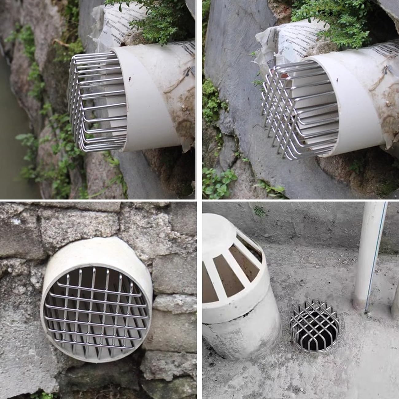 Tapa de drenaje de piso de acero inoxidable, Cubierta de colador drenaje malla acero inoxidable 304 for ducha interior y exterior, fregadero cocina(75a)