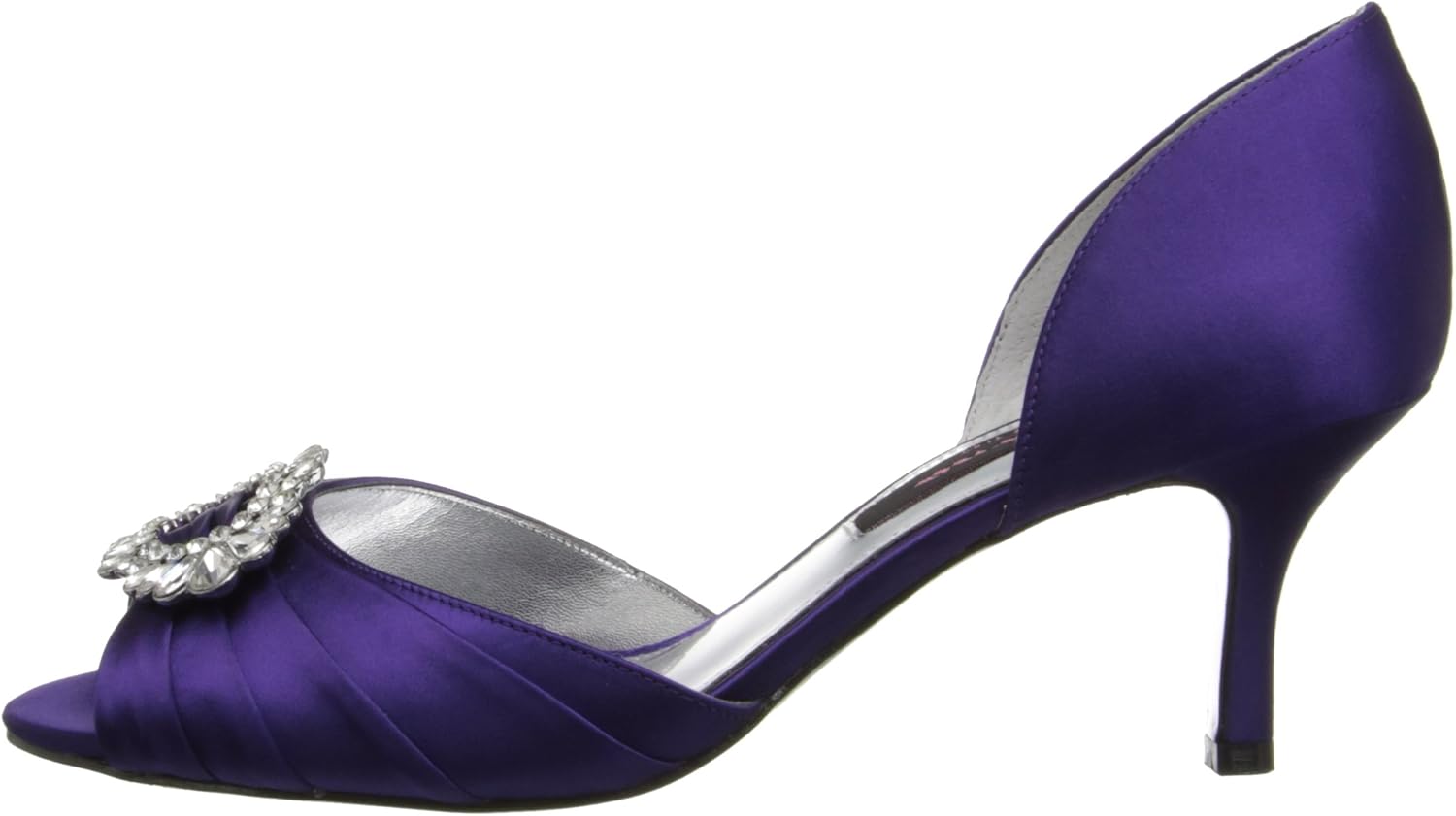 Nina Women's Crystah-LS Dress Pump,Grape,5 M US