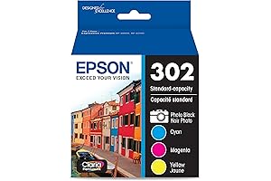 Epson T302 Claria Premium Ink Standard Capacity Color Combo Pack