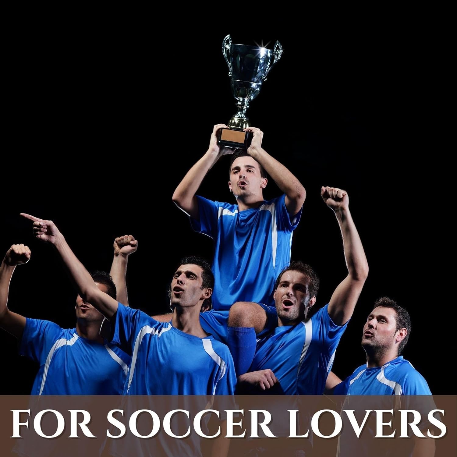 Onebttl Soccer Gifts for Men, Funny 15Oz Beer Glass for Soccer Lover, Coaches on Birthday, Christmas, Repeat - Image 6