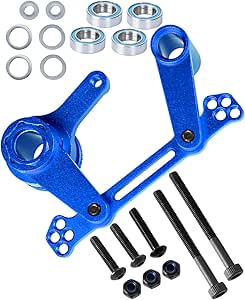 RC Steering Bellcranks Upgrade For 1/10 ECX 2WD Cars - Aluminum Alloy Navy Blue Steering System