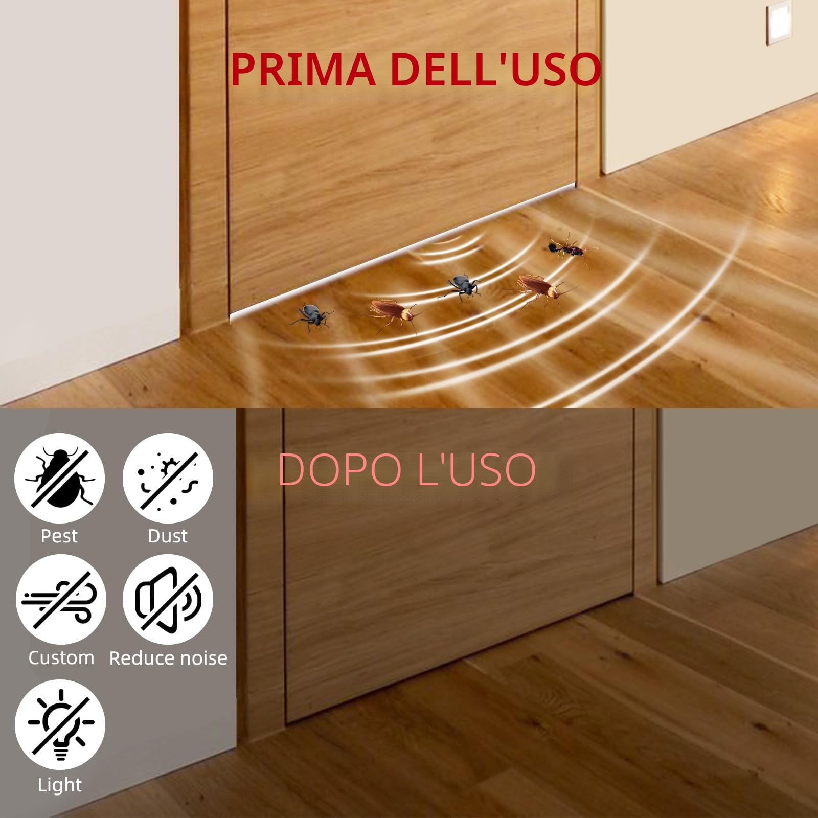 QILIMA 2 Rotoli Nastro Autoadesivo in Schiuma Nero 12 mm x 6mm x 5m Guarnizione in Gomma per Porte e Finestre Guarnizione per Porta Insonorizzata Antipioggia, Striscia di Tenuta per Aria Condizionata
