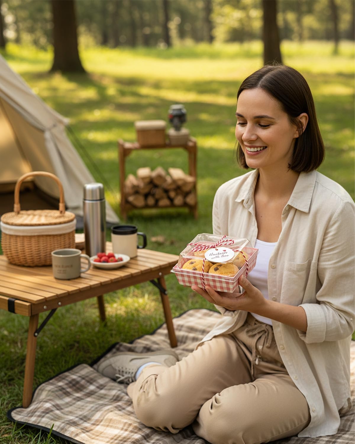 Charcuterie Boxes With Clear Lids, 100 Pack Disposable Paper Food Containers, Bakery Take Out Boxes For Cake, Sandwich, Strawberry, Dessert Box With Gift Tags & Rope (Pink)