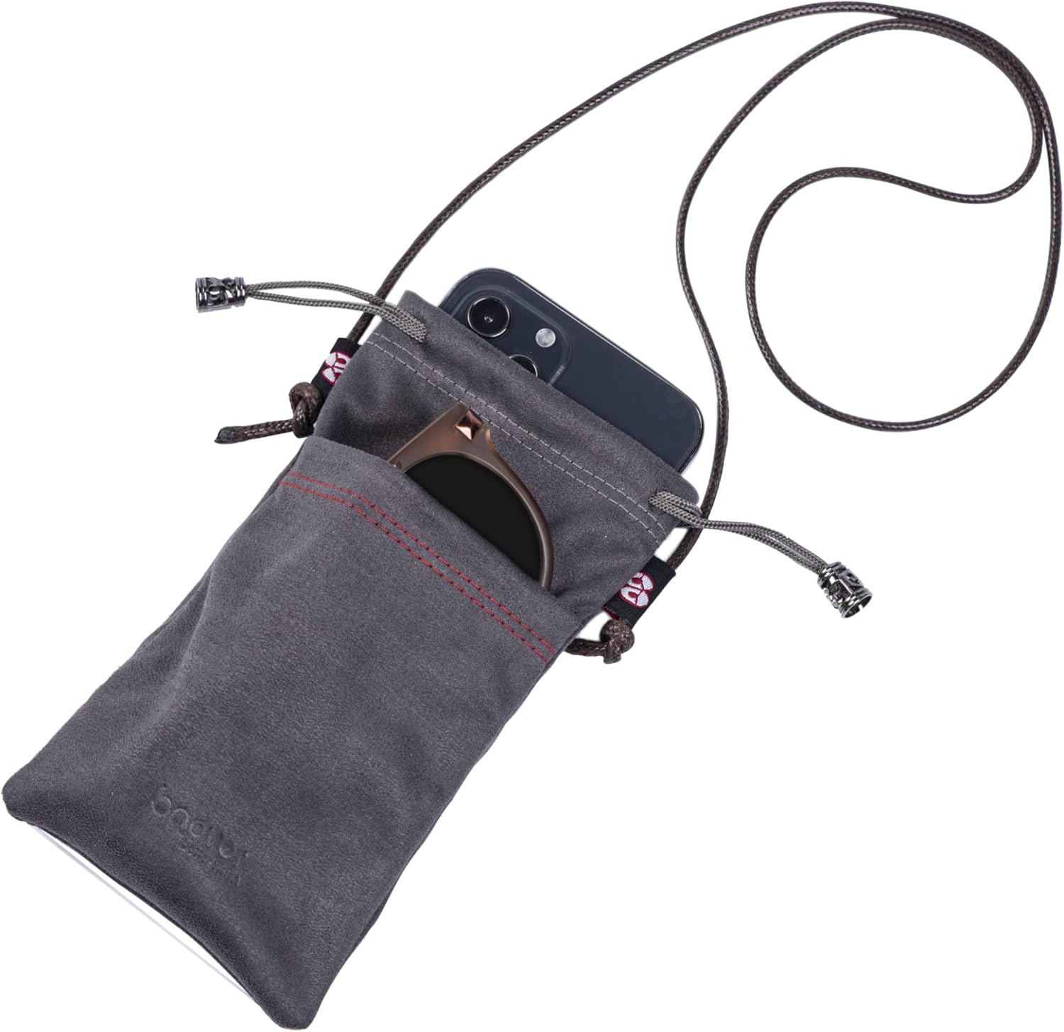 Double Microfiber Suede Pouch,...