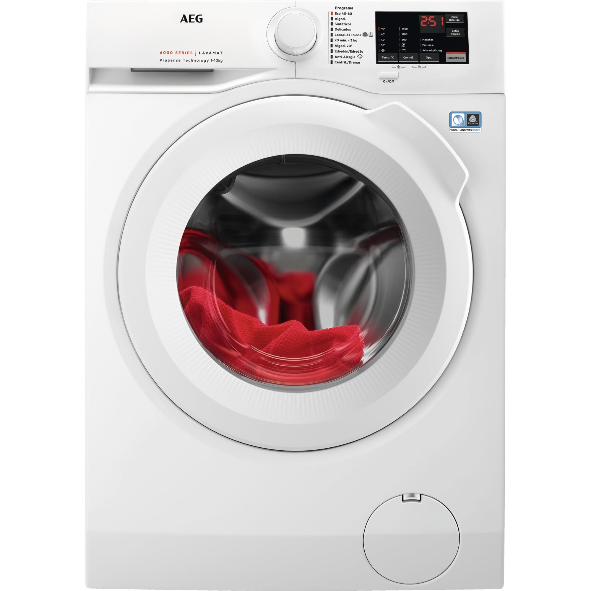 AEG LAVADORA L6FBI147P 10K 1400R A+++-30% DSP INVERTER