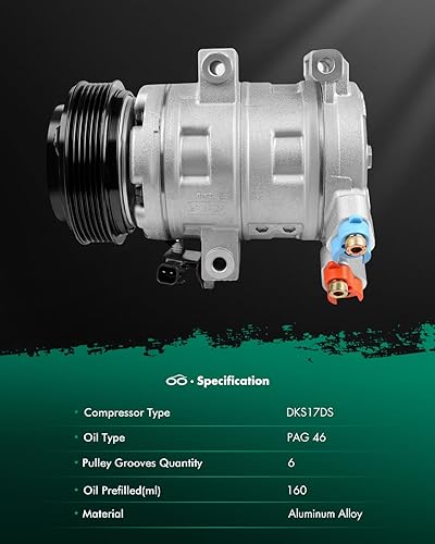 Miniatura 579 de SCITOO Compresor de CA para 2012-2014 para Ford Edge 2.0L para Ford Explorer 2.0L