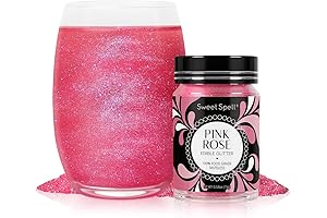 Sweet Spell Pink Edible Glitter: The Dazzling Secret to Enlivening Your Drinks, Cakes, and Cocktails