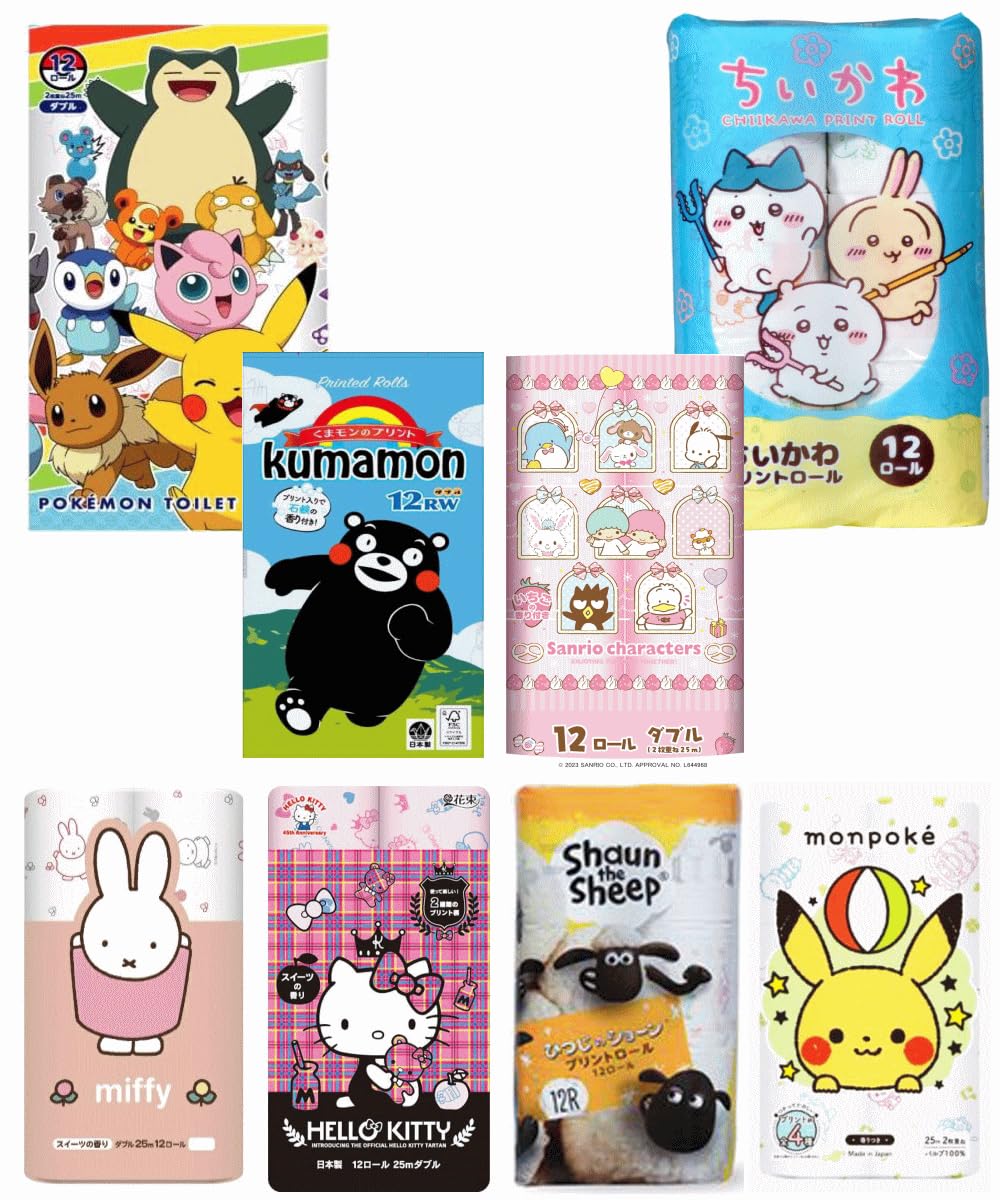 ポケモン　トイレットペーパー　新品　30個セット 芯なし超ロング5倍巻き」シリーズに、モンポケデザインが新登場