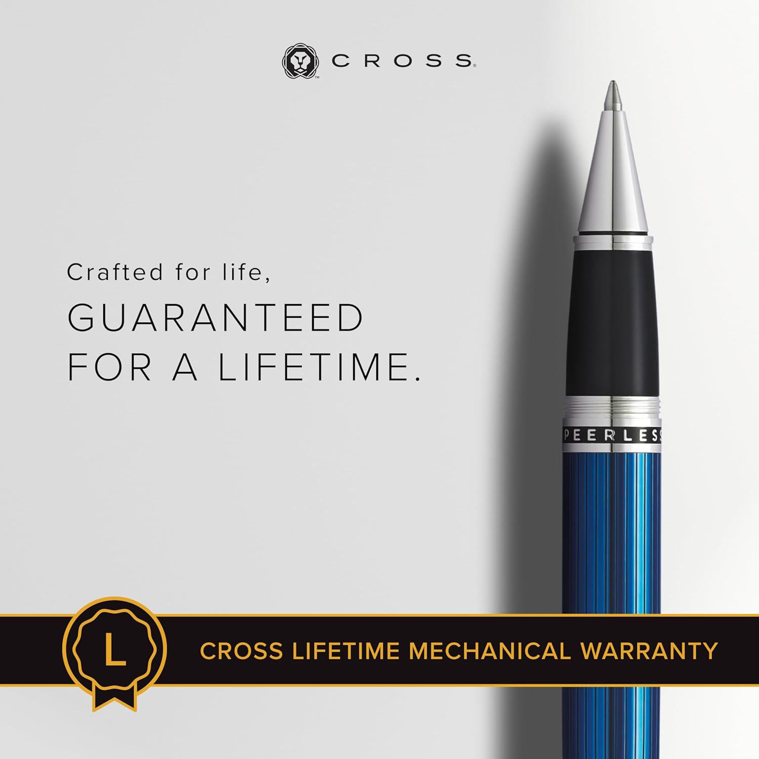 Cross Peerless Translucent Selectip Rollerball Pen - Quartz Blue