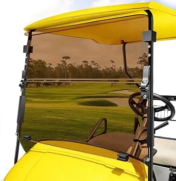 Golf Cart Windshield For Ezgo TXT | 5MM PC Fits 1994 to 2013 Ezgo Txt