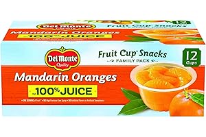 Del Monte Mandarin Orange Cups: 100% Pure Sunshine in Every Cup