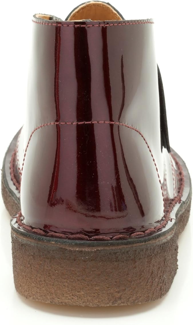 Amazon.com: Clarks 20356369 Desert Boots, Oxblood patent