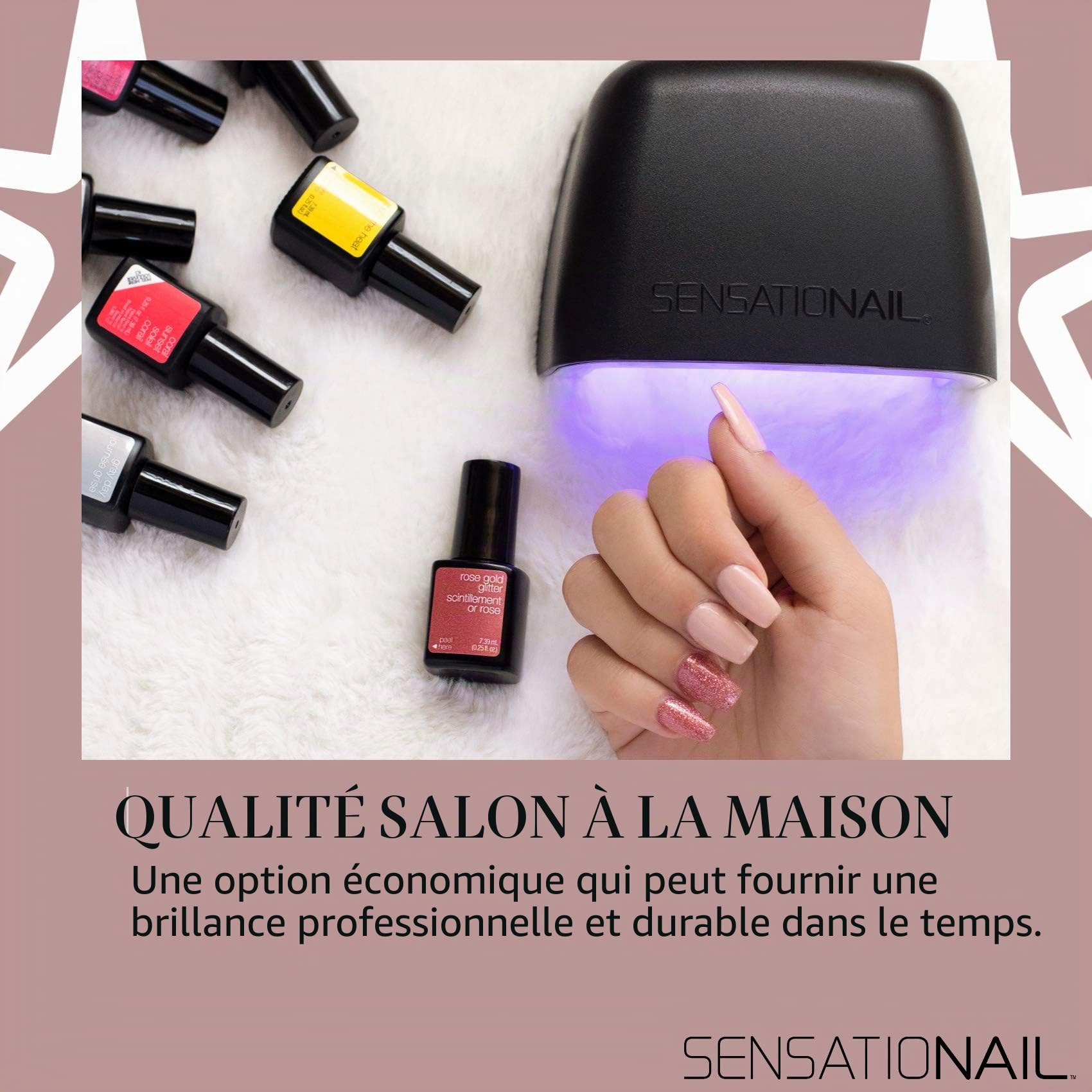 SENSATIONAIL Lampe LED gel pour vernis gel, lampe LED Pro 3060 dans une boîte