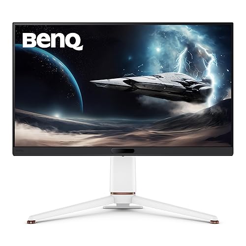 BenQ MOBIUZ EX271U 27” 4K eARC 165Hz 1ms DP 1.4 HDMI 2.1 65W USB-C Gaming Monitor, 95% P3, DisplayHDR 400, Freesync Premium, KVM, Pixsoul Engine, Remote Controller