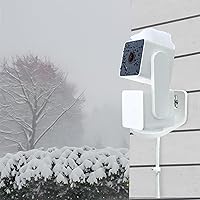 Vista 7 de 20FT Power Extension Cable for Wyze Cam Pan v3 Camera - Weatherproof 90 Degree Micro USB Cable, 2 Pack (White) - Not Compatible with Wyze Cam V3/V4