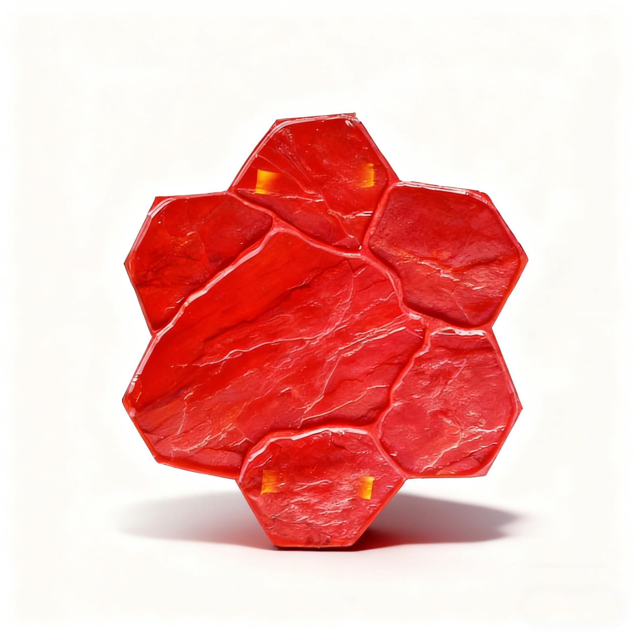 Notched Slate Concrete Stamp | Decorative Tile Pattern Polyurethane Texturing Mats, Realistic Detail, 30"x30" Concrete Stamps Mats Set, Polyurethane