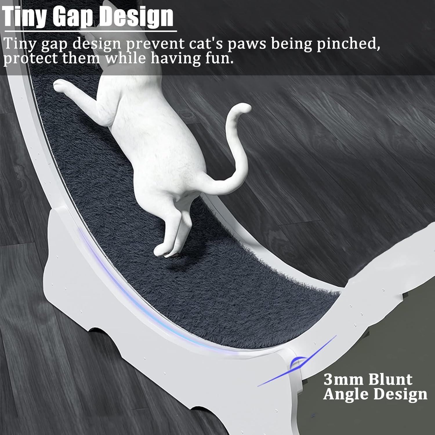 The Ultimate Cat Toy, Provide Exercise and Mental and Physical Stimulation and Can Help with or Maintenance, 44.5x14.2x47.2in