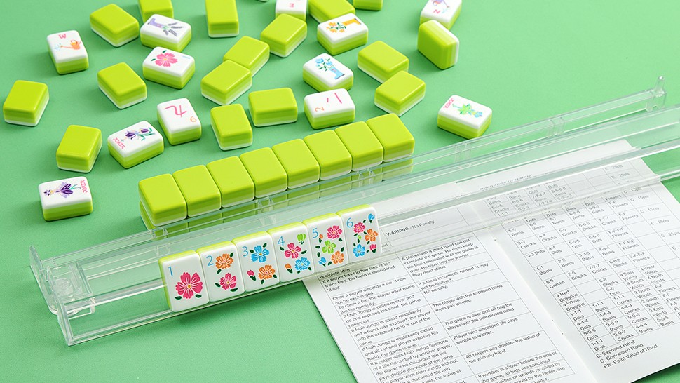 Amazon.com: American Mahjong Tile Set, (4-Layer) 160 Green Acrylic