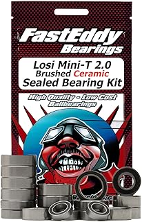 FastEddy Bearings Compatible with Losi Mini-T 2.0 Brushed Ceramic Sealed Bearing Kit
