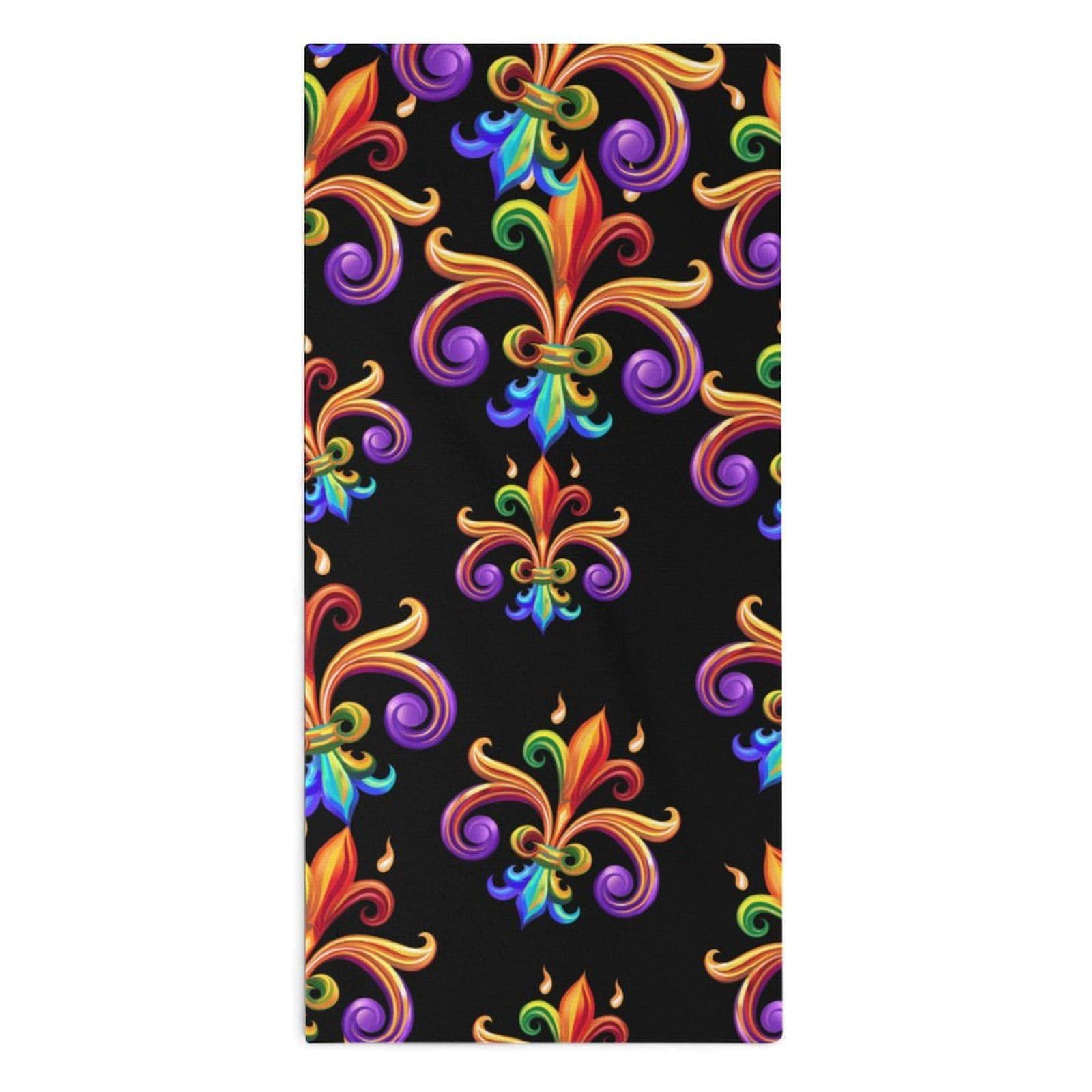 TXFBTRFSA Gay Mardis And Grass LGBT Hand Towels for Adult Face Towel Bath Beach Swim Accessories