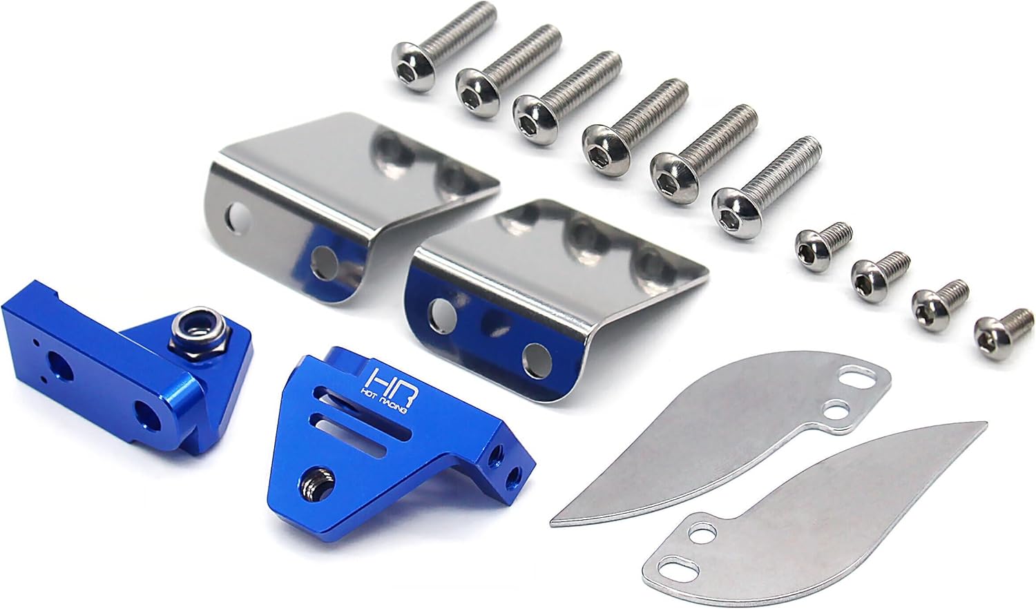 Hot Racing DRTR311TFA Aluminum Trim Tab/Fin Adjusters (2) fits Traxxas Disrupter RC Boat Accessory