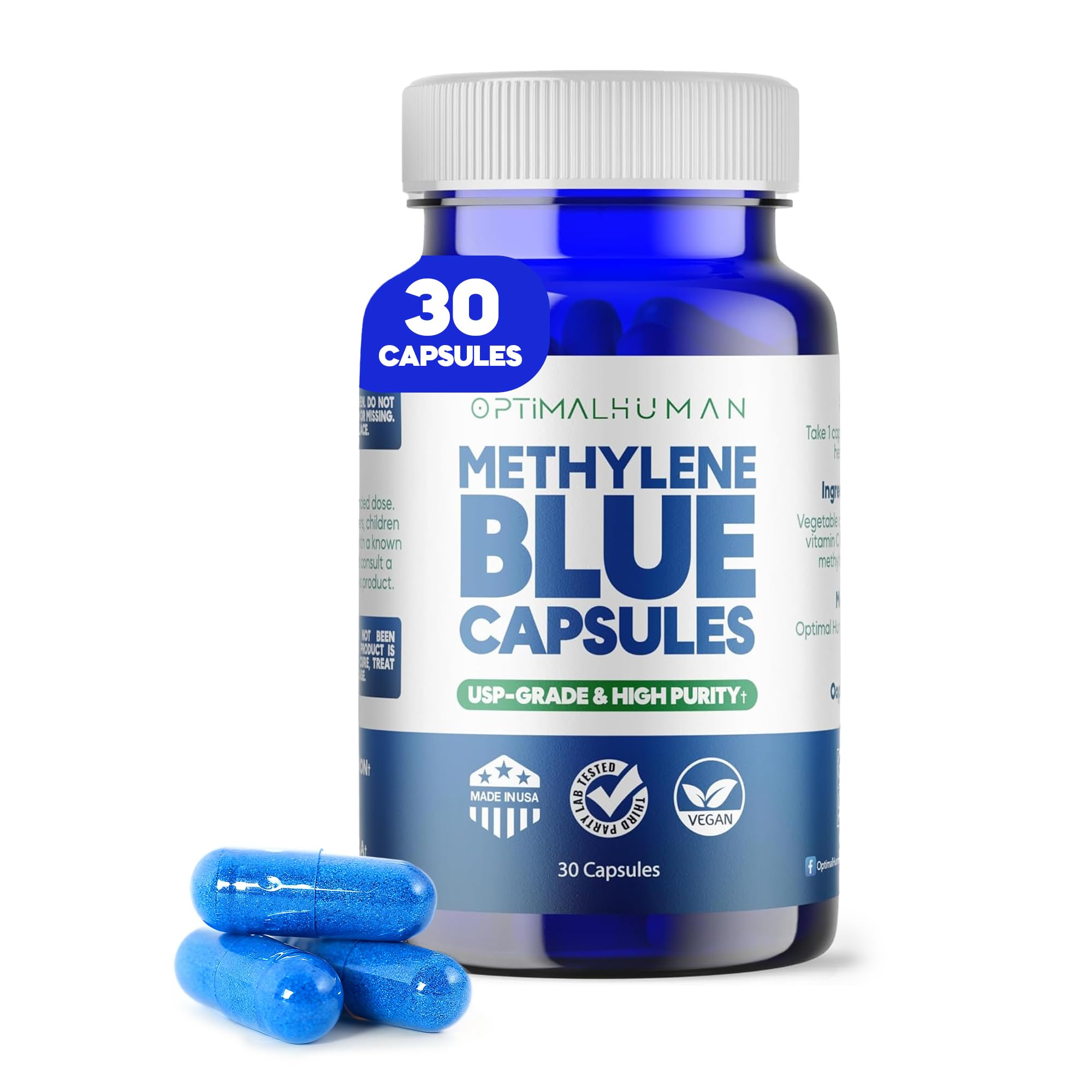 Amazon.com: Optimal Human Methylene Blue Capsules 10mg USP