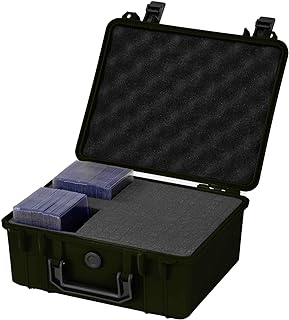 toploaders Card Case Holder Deck Box Organizer Trading Card Storage Box Comlatible with Baseball Card,Sport Cards… (black)