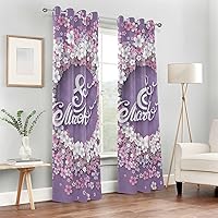 Vista 7 de Cortinas para dormitorio, sala de estar, 84 pulgadas de largo, cortina divisora de habitación, cortinas transparentes para sala de estar, opacas