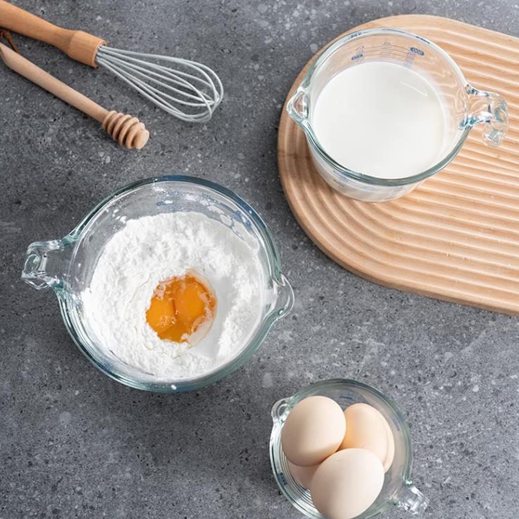 High Borosilicate Glass Measuring Cups Baking Tools Cups High Temperature Resistant Measuring Cups With Graduated Milk Cups (Size : 500ml)
