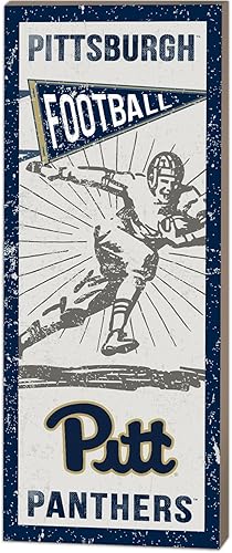 Miniatura 1 de KH Fan de los deportes 7" x18" reproductor de Pittsburgh Panthers clásico Wall Sign