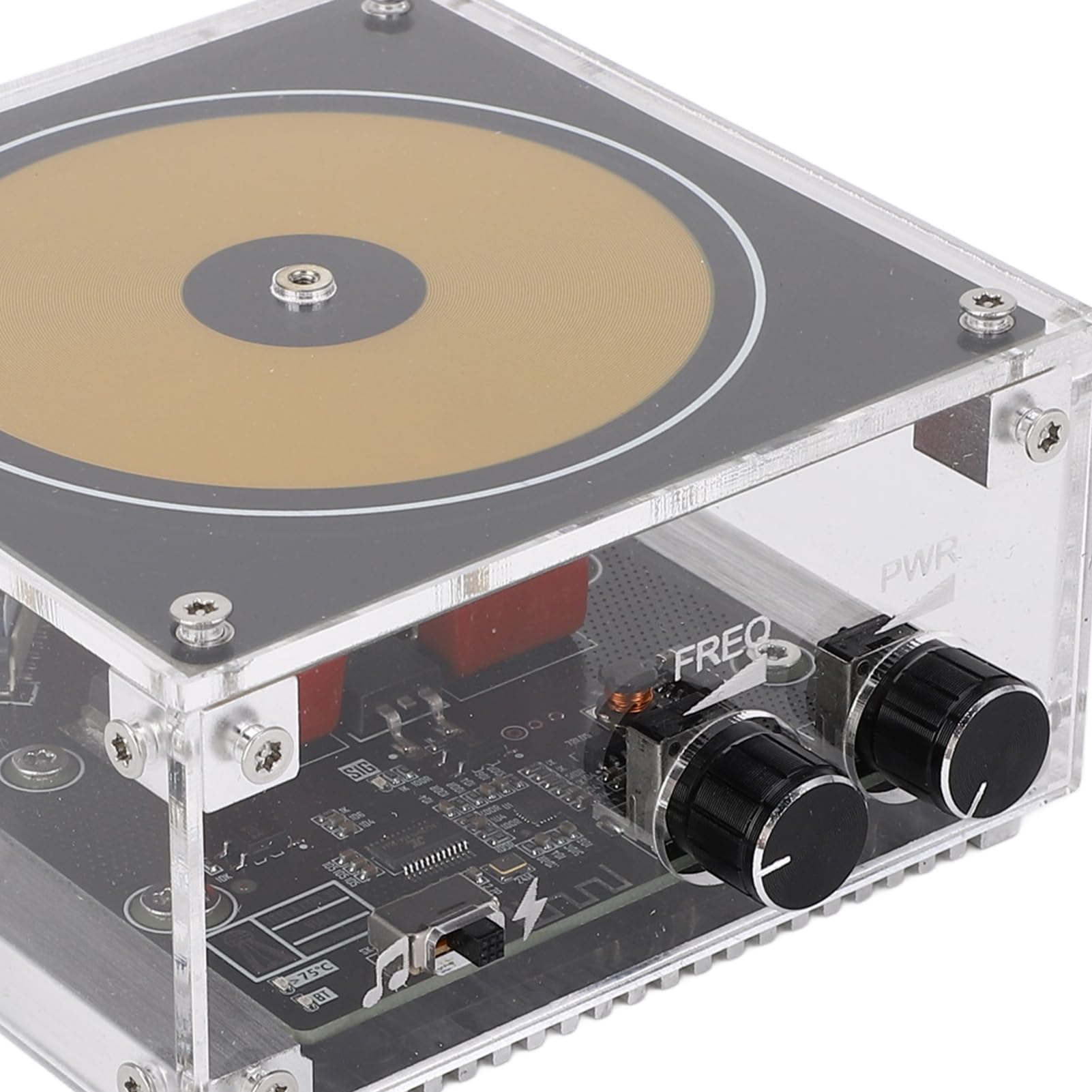 Muzyka Cewka Tesli Dotykowa Sztuczna Błyskawica łuk Muzyczny Cewka Muzyczna Zabawka na Biurko AC100~240 V, łączność Bluetooth